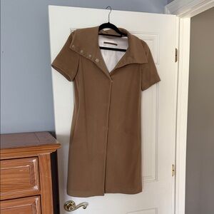 Jenni Kaybe Short Sleeved Camel Lined Jacket